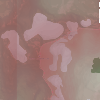 Tried to play with some of the data available but the whole land elevation thing was kinda weird? Even with opacity lowered it was still hard to tell land heights etc.